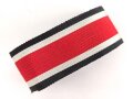Ordensband zur breiten Bandspange für Eisernes Kreuz 2. Klasse 1939 .Breite 25mm, sie erhalten je 10cm abgeschnitten