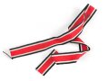 Ordensband zur  Bandspange für Eisernes Kreuz 2. Klasse 1939 .Breite 15mm, Länge 37cm
