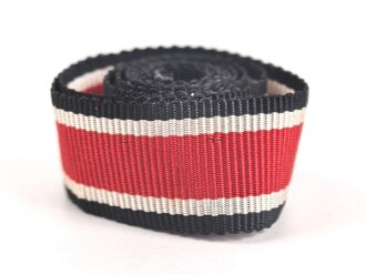Ordensband zur  Bandspange für Eisernes Kreuz 2. Klasse 1939 .Breite 15mm, Länge 39cm