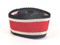 Ordensband zur  Bandspange für Eisernes Kreuz 2. Klasse 1939 .Breite 15mm, Länge 39cm