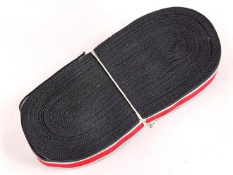 Ordensband für Eisernes Kreuz 2. Klasse 1939 . Breite 30mm, sie erhalten je 15cm von der Rolle abgeschnitten