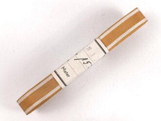 Bündel Ordensband  zur Bandspange für Schutzwall Ehrenzeichen.  Breite 15mm . In der originalen Banderole, laut dieser 10 Meter