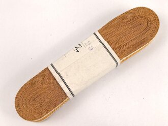 Bündel Ordensband  zur Bandspange für Schutzwall Ehrenzeichen.  Breite 15mm . In der originalen Banderole, laut dieser 10 Meter