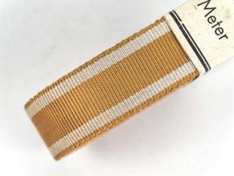 Bündel Ordensband  zur Bandspange für Schutzwall Ehrenzeichen.  Breite 15mm . In der originalen Banderole, laut dieser 10 Meter