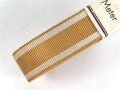 Bündel Ordensband  zur Bandspange für Schutzwall Ehrenzeichen.  Breite 15mm . In der originalen Banderole, laut dieser 10 Meter