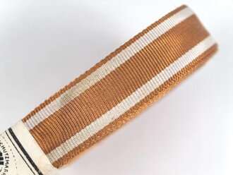Bündel Ordensband  zur Bandspange für Schutzwall Ehrenzeichen.  Breite 15mm . In der originalen Banderole, laut dieser  25 Meter