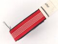 Bündel Ordensband  zur Olympia Erinnerungsmedaille 1936.  Breite 15mm . In der originalen Banderole, laut dieser  10 Meter