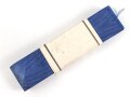 Bündel Ordensband  blau für diverse Ehrenzeichen , z.B. Treudienstehrenzeichen und viele Dienstauszeichnungen. Breite 30mm, in der originalen Banderole, laut dieser 5 Meter