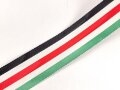 Ordensband für die Deutsch-Italienische Erinnerungsmedaille an den Feldzug in Afrika. Breite 25mm, sie erhalten 15cm von der Rolle abgeschnitten