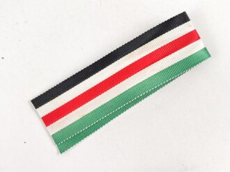 Ordensband für die Deutsch-Italienische Erinnerungsmedaille an den Feldzug in Afrika. Breite 25mm, Länge 17