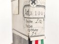 Bündel Ordensband  für die Deutsch-Italienische Erinnerungsmedaille an den Feldzug in Afrika. Breite 25mm, in der originalen Banderole, laut dieser 25 Meter