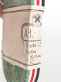 Bündel Ordensband  zur Bandspange für die Deutsch-Italienische Erinnerungsmedaille an den Feldzug in Afrika. Breite 15mm, in der originalen Banderole, laut dieser 25 Meter