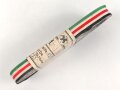 Bündel Ordensband  zur Bandspange für die Deutsch-Italienische Erinnerungsmedaille an den Feldzug in Afrika. Breite 15mm, in der originalen Banderole, laut dieser 25 Meter