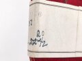 Bündel Ordensband  zur Bandspange der Medaille Kreuzzug gegen den Kommunismus 1941. Breite 15mm, in der originalen Banderole, laut dieser 22 Meter