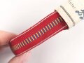 Bündel Ordensband  zur Bandspange der Medaille Kreuzzug gegen den Kommunismus 1941. Breite 15mm, in der originalen Banderole, laut dieser 22 Meter