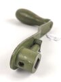 Kurbel für die Kabeltrommel mit schwerem Feldkabel der Wehrmacht. Überlackiert, datiert 1939
