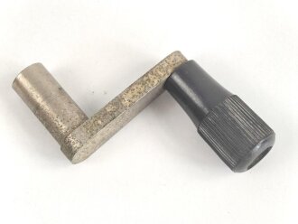 Kurbel zum Feldfernsprecher 33 der Wehrmacht. Frühes...