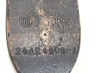 Schnurgewicht für den grossen Klappenschrank datiert 1935
