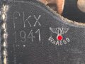 Tasche zum Kopffernhörer 33 der Wehrmacht. Guter Zustand, datiert 1941