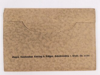 Führerinnen-Schule des Obergaues 13 Hessen-Nassau, 12 Fotos (Drucke) auf Papier in einer Kuvert-Hülle. Maße 9 x13 cm