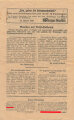 Flugblatt / Handzettel "Wolkiger Beobachter" - Luftpostausgabe, 1. Jahrgang Nr. 7