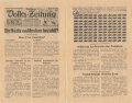 Flugblatt / Handzettel "Wolkiger Beobachter" - Luftpostausgabe, 1. Jahrgang Nr. 7