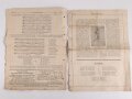 Champagne Kriegs-Zeitung herausgegeben vom VIII. Reserve Korps, 18. Januar 1916