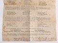 Flandern 1,Weltkrieg, Faltblatt "Weihnachtsfeier im Felde 1914", Maße etwa 31 x 43cm