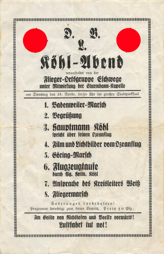 Flieger Ortsgruppe Eschwege unter Mitwirkung der...