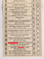 Wahlzettel Reichstagswahl - Wahlkreis Franken