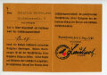 Ausweis für Luftschutzwarte, Darmstadt, datiert 1941