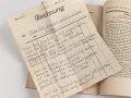 Konvolut eines BDM Mädel aus Frankfurt / Main, Landjahr Ausweis (ausgefüllt, Leistungsbuch BDM blanko und 2 Hefte "Führerinnen-Dienst", datiert 1938