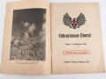 Konvolut eines BDM Mädel aus Frankfurt / Main, Landjahr Ausweis (ausgefüllt, Leistungsbuch BDM blanko und 2 Hefte "Führerinnen-Dienst", datiert 1938