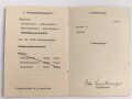 Konvolut eines BDM Mädel aus Frankfurt / Main, Landjahr Ausweis (ausgefüllt, Leistungsbuch BDM blanko und 2 Hefte "Führerinnen-Dienst", datiert 1938