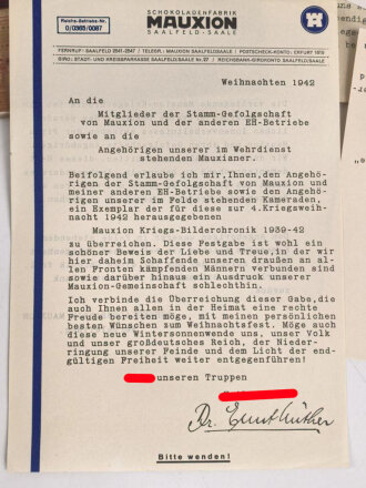 Mauxion Schokolade " Kriegsbilder Chronik...