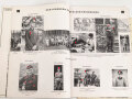 Mauxion Schokolade " Kriegsbilder Chronik 1939-1942" , etwa fünfzigseitiges Heft die Mitarbeiter im Krieg betreffend, mit vielen Anlagen, der Rücken gerissen, etwa über DIN A4