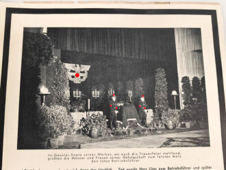 Monatsschrift der Henkel-Gruppe, " Blätter vom Hause" " Dem Gedächtnis des Wehrwirtschafts Führers Werner Lüps" datiert 1942