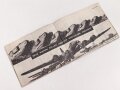 Propaganda " Flugblatt" Kleines Heft Kriegsvergleiche Erster und Zweiter Weltkrieg, A5, viele Fotos, datiert 1943
