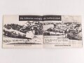 Propaganda " Flugblatt" Kleines Heft Kriegsvergleiche Erster und Zweiter Weltkrieg, A5, viele Fotos, datiert 1943