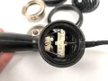 Tischfernsprecher datiert 1943 mit WaA Abnahme. Ungewöhnliches Modell mit Metallkorpus. Funktion nicht geprüft