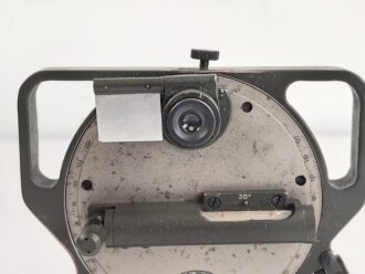 Neigungsmesser in Transportkasten, Hersteller Carl Zeiss Jena. Guter Zustand