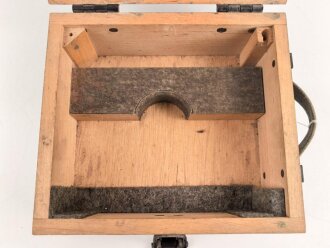 Neigungsmesser in Transportkasten, Hersteller Carl Zeiss Jena. Guter Zustand