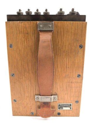 Amtszusatz für den kleinen Klappenschrank datiert 1942, Funktion nicht geprüft