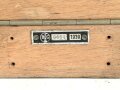Kleiner Klappenschrank zu 10 Leitungen Wehrmacht, datiert 1939, Ungereinigtes Stück, Funktion nicht geprüft