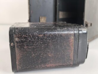 Lichtsprechgerät 60/80 Wehrmacht. Um 1941 im Einsatz, insgesamt wurde etwa 600 Geräte produziert. Guter Zustand, Funktion nicht geprüft. Rarität