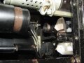 Lichtsprechgerät 60/80 Wehrmacht. Um 1941 im Einsatz, insgesamt wurde etwa 600 Geräte produziert. Optischer Kopf innen defekt, siehe Fotos, Funktion nicht geprüft. Rarität