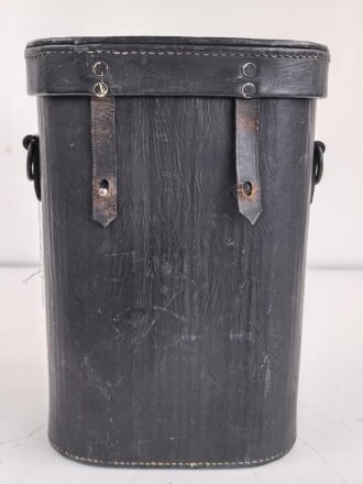 Lichtsprechgerät 80 Wehrmacht. Optischer Sender / Empfänger.  Hersteller blc für Carl Zeiss Jena. Optisch einwandfrei, Originallack, Funktion nicht geprüft. Im passenden Lederbehälter, dieser datiert 1940