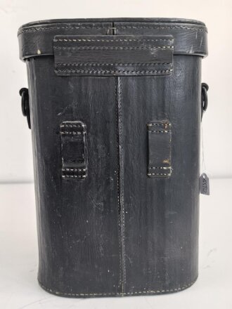 Lichtsprechgerät 80 Wehrmacht. Optischer Sender / Empfänger.  Hersteller blc für Carl Zeiss Jena. Optisch einwandfrei, Originallack, Funktion nicht geprüft. Im passenden Lederbehälter, dieser datiert 1940