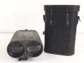 Lichtsprechgerät 80 Wehrmacht. Optischer Sender / Empfänger.  Hersteller blc für Carl Zeiss Jena. Optisch einwandfrei, Originallack, Funktion nicht geprüft. Im passenden Lederbehälter, dieser datiert 1940