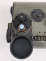 Lichtsprechgerät 80 Wehrmacht. Optischer Sender / Empfänger.  Hersteller blc für Carl Zeiss Jena. Optisch einwandfrei, Originallack, Funktion nicht geprüft. Im passenden Lederbehälter, dieser datiert 1940